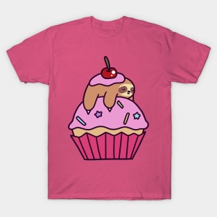 Cupcake Sloth T-Shirt